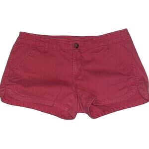 Arizona Women's Juniors (WAIST 28”) Pink Shortie Shorts Size 5 Textured Lined